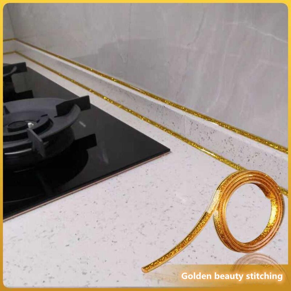 ,0.75Cm 6M/Roll Mildewproof Waterdicht Kloof Tape Zelfklevende Schoonheid Naad Muur Vloer Kloof Lijn Stickers keramische Tegel