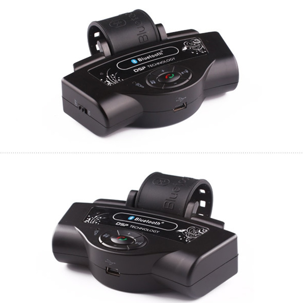 Portable Steering Wheel Handsfree Auto Bluetooth Receiver Car Kits Hands Free For Mobile Phone Speakerphone Bluetooth