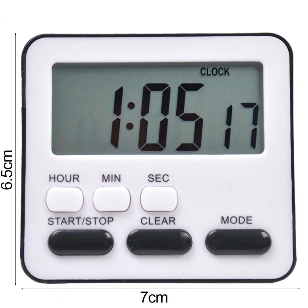 Digital Alarm Clock Magnetic Attraction On Fridge Oven Timer For Student Time Manager Small Multifunctional Cooking Timer