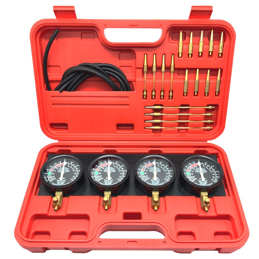 Brændstof vakuum karburator synkronisering carb sync 4 gauge vakuum balancer måler til motorcykel gs cb kz  xs 550 650 750 850