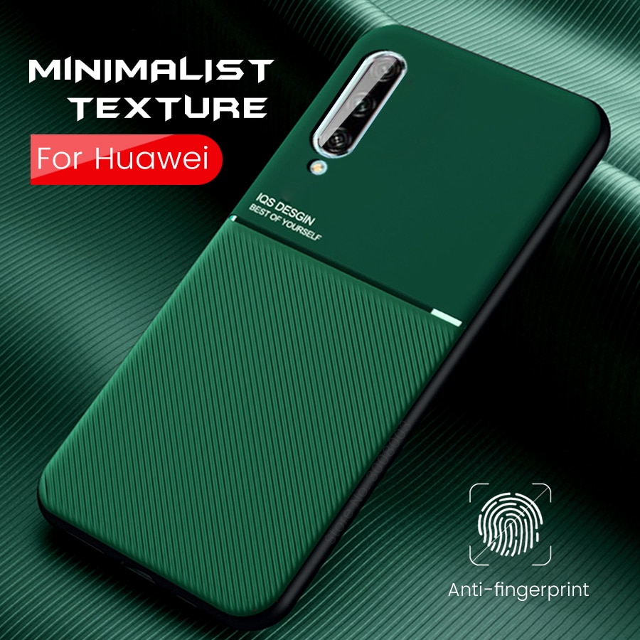 Slim matowy silikonowy magnetyczny uchwyt samochodowy case dla huawei p smart 2019 skrzynki pokrywa na huawei psmart z pro 2019 muszle coque capas