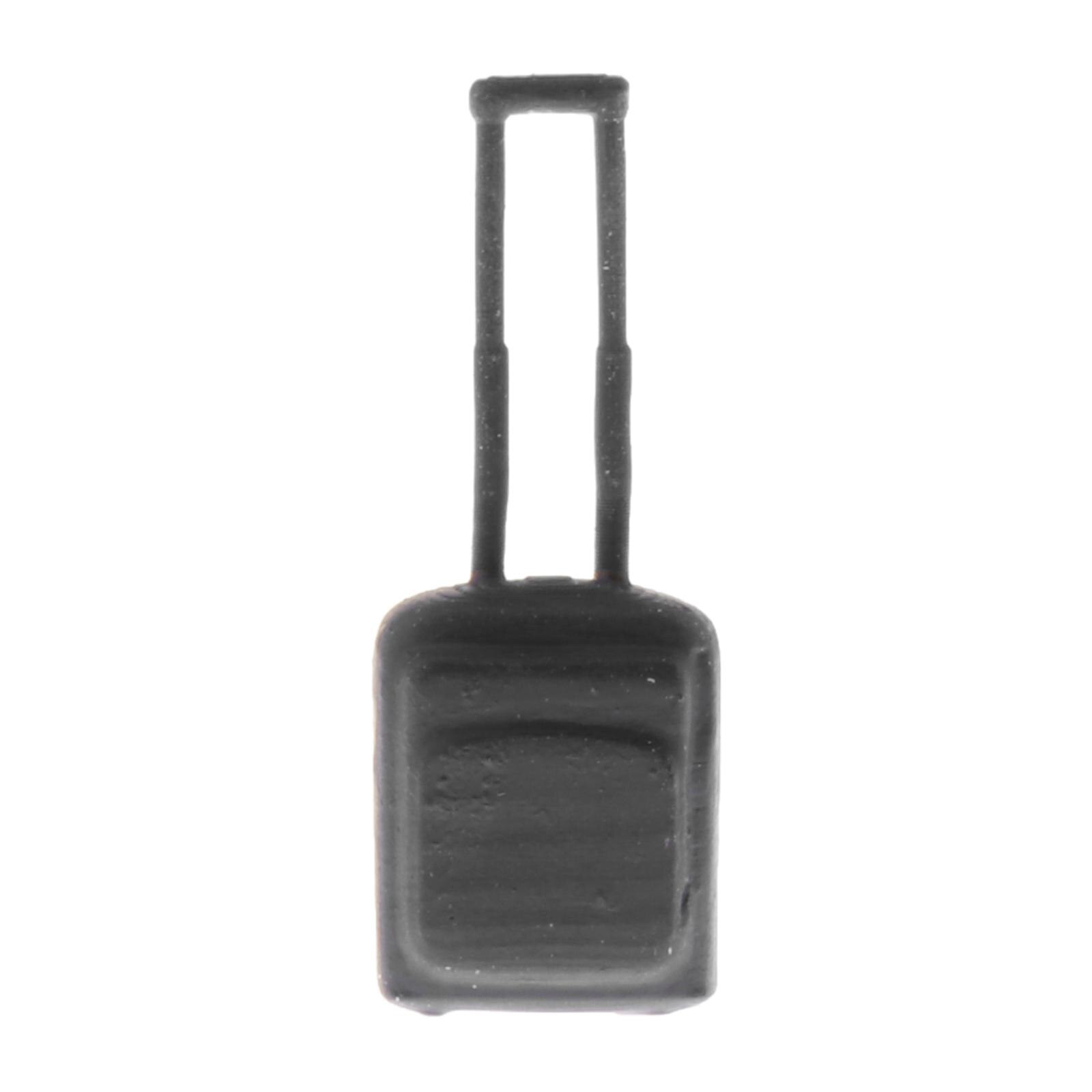 RM 1:64 Resin Model Tiny People Figure Business Trip Dolls Character Miniature Dioramas Street Layouts Diorama Gauge S: Black Suitcase