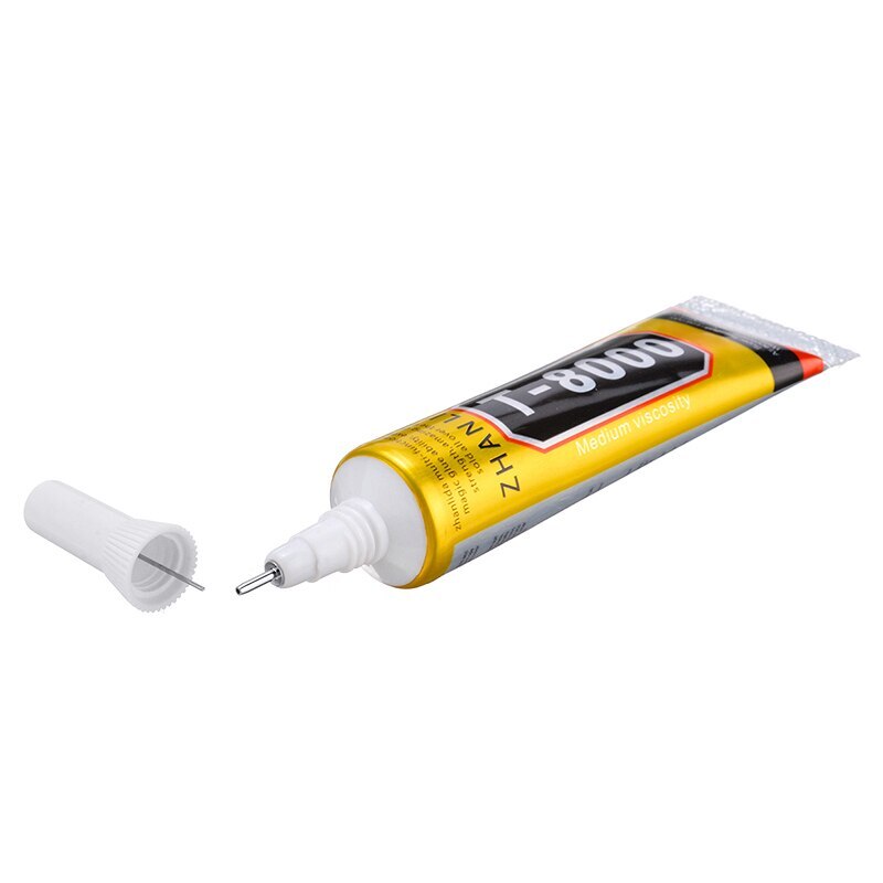 Adhesivo Industrial multiusos T8000, 15ml, superadhesivo para reparación de pantalla táctil de teléfono móvil, fijación de marco, pegamento de vidrio de pantalla