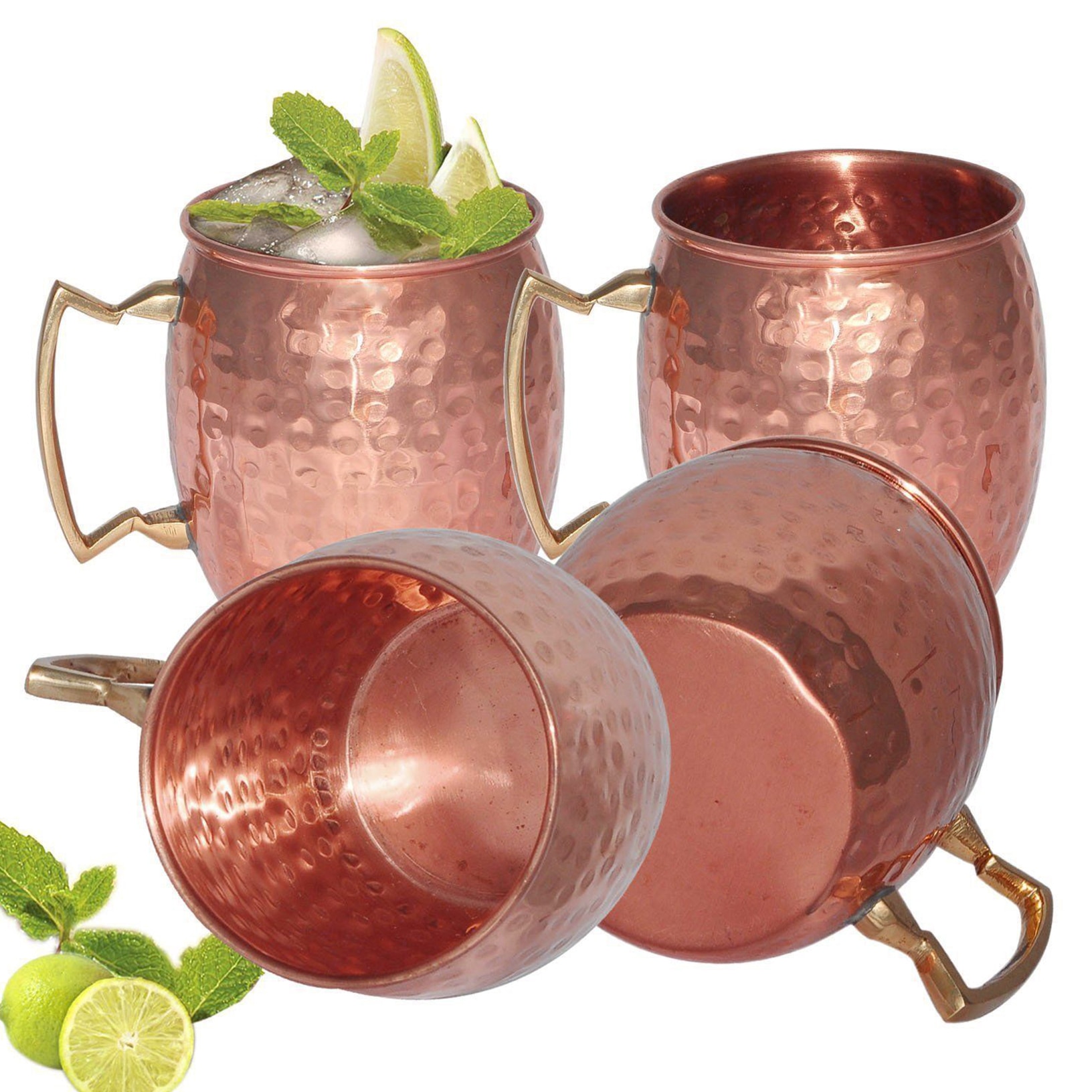 Drikke cocktail ølkopp 550ml/18 oz rustfritt stål kopp kopp messing stål krus moskva mule krus kopp hamret kopper kopp