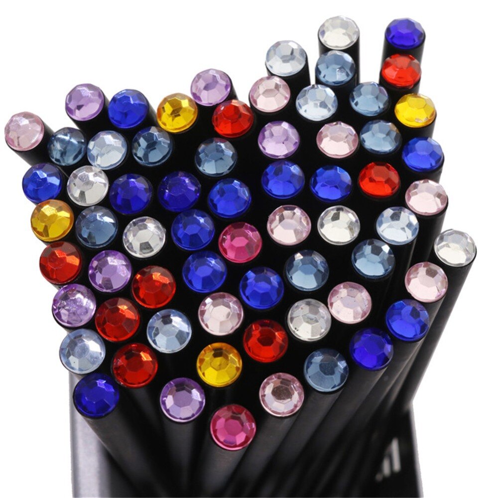 10 Pcs Hb Diamant Kleur Potlood Zwart Refill Briefpapier Levert Tekening Levert Leuke Houten Potlood