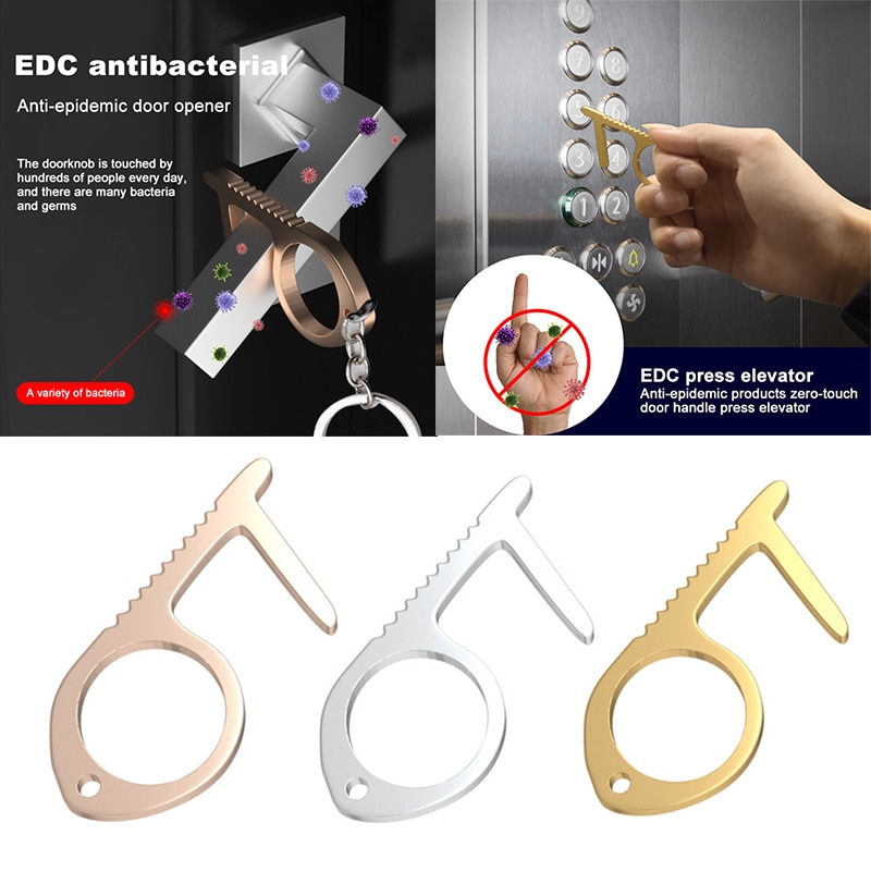 Abridor De Puerta Sin Contacto Multifuncional, Rosado | Cuotas Sin Interés