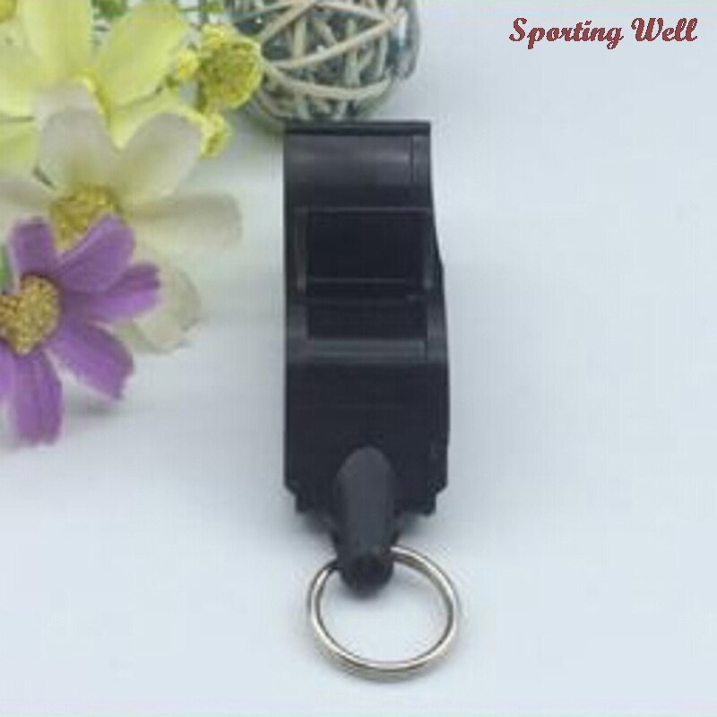 Basketball Referee Whistle Soccer Big Sound Football Referee Whistle Outdoor Sports Camping Emergency Survival: Black