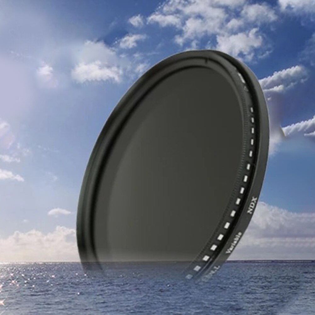 Lightdow-filtro de lente Variable, 52mm, 55mm, 58mm, 62mm, 67mm, 72mm, 77mm, 82mm, densidad neutra ND2, ND4, ND8, ND16 a ND400