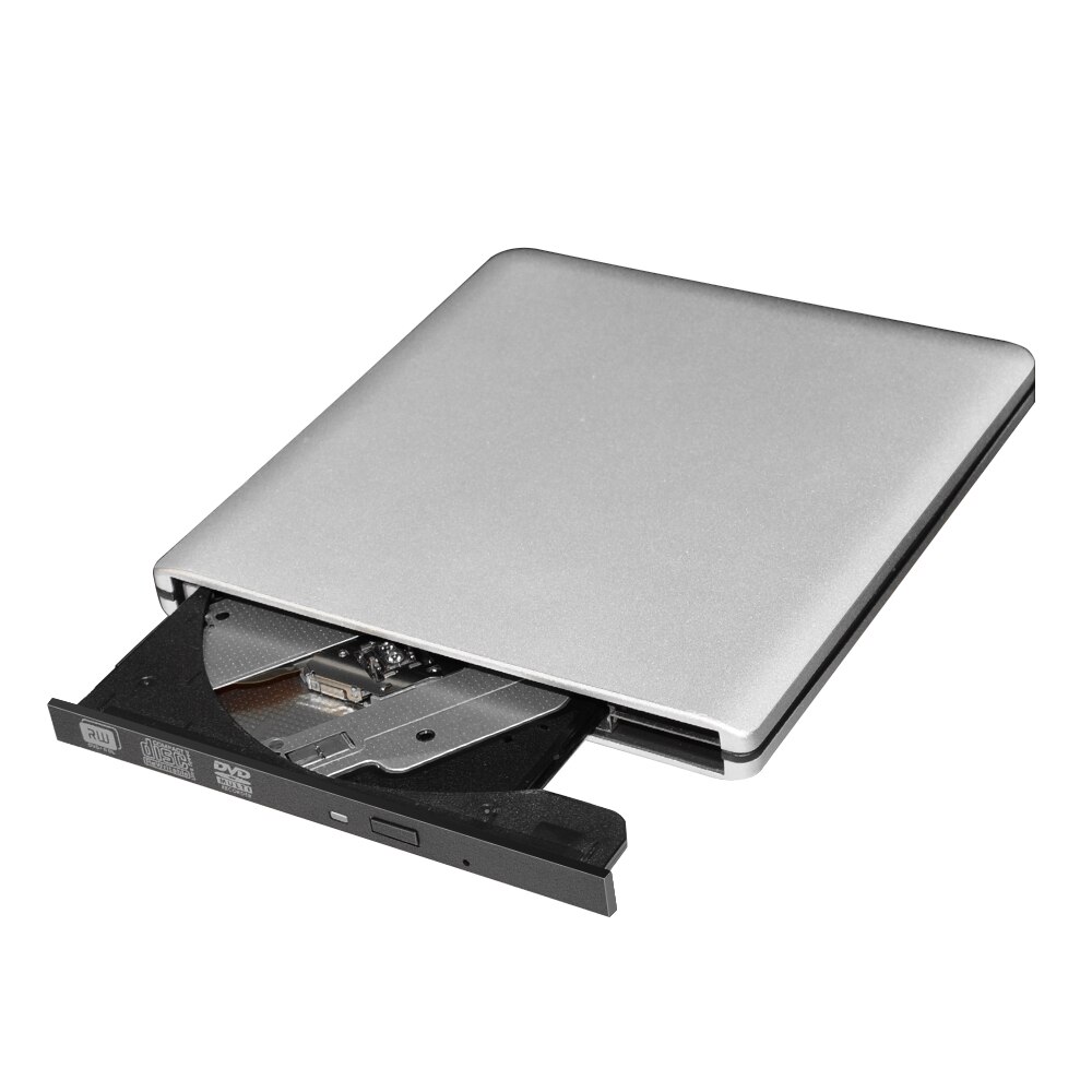Extern typ  c 3.1 cd- rw/dvd-rw brännare brännare inspelare optisk enhet för surfplattor pc mac laptop notebook extern slim drive