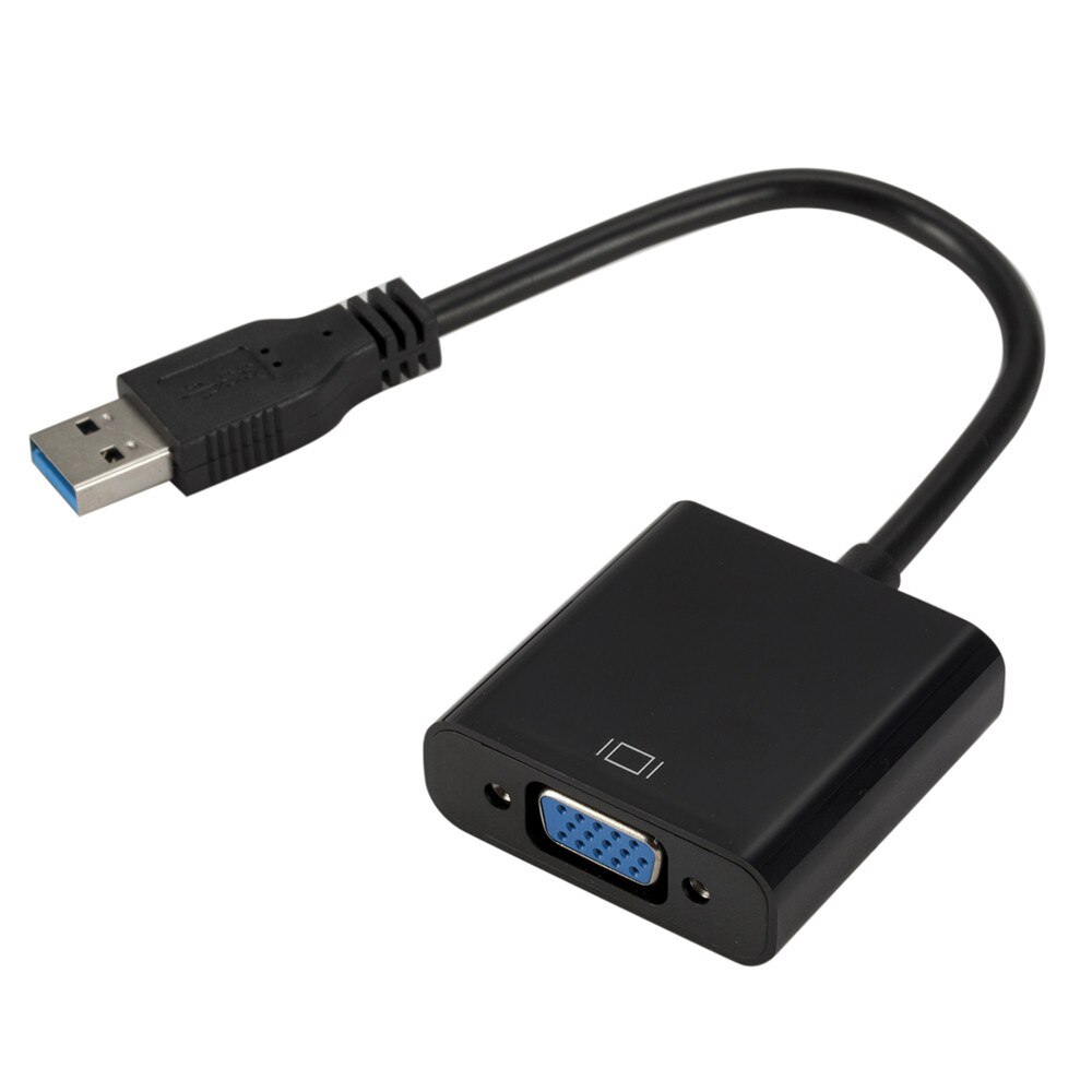 Usb 3.0 Naar Vga Video Grafische Kaart Adapter Display Externe Cable Adapter Voor Pc Hdtv 1080P/Usb 3.0 vrouw Vga Connector: Default Title