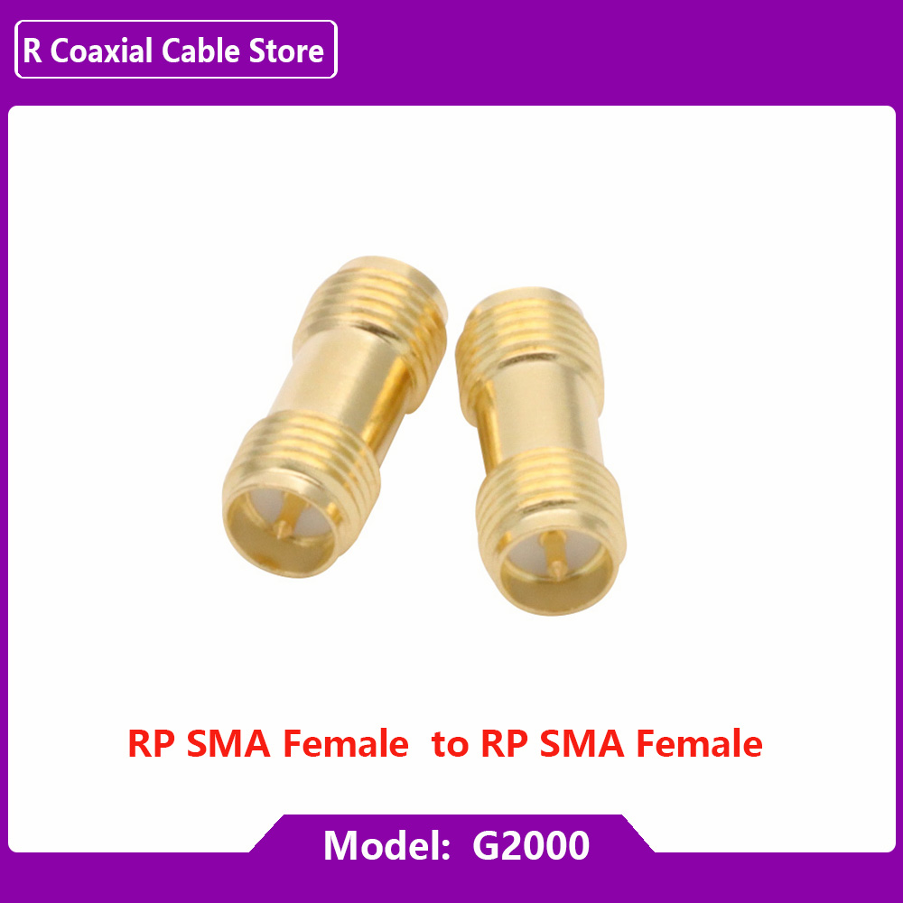 Adaptador macho y hembra SMA macho y hembra, convertidor de conector de barril de tuerca de acoplamiento coaxial RF, MMCX/MCX, 1 ud.: G2000