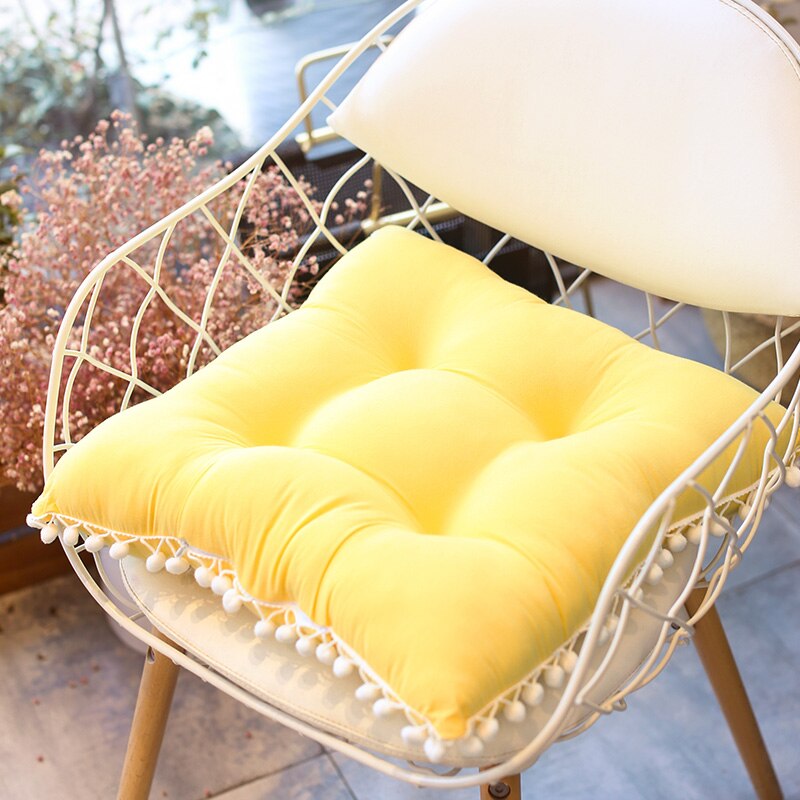 Boog Kussen Voor Stoel Home Decor Roze Grijs Cartoon Getuft Kussen Rugleuning Kussen Studenten Kinderen Meisjes Bureaustoel Kussen: Light Green