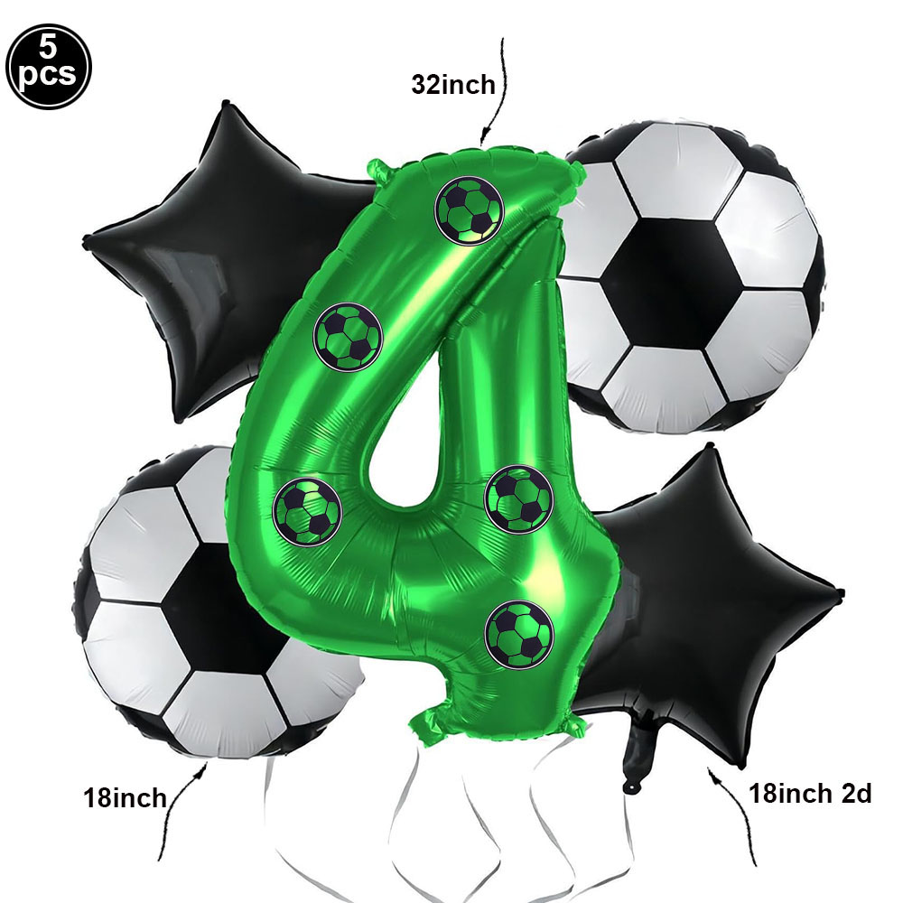 FußBall Ballon Bausatz Geburtstag Dekor für Jungen FußBall Geburtstag Party Lieferungen FußBall Party Ballon FußBall Sport Thema Party Gefälligkeiten