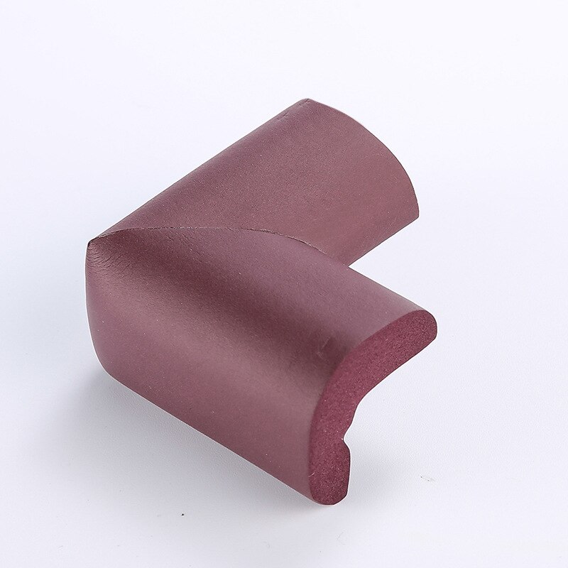 8 Pcs/Lot Bébé Protection Table Coin Garde Ange Forme Protecteur De Sécurité Pour Bébé Doux Bureau En Verre Protecteur de Bord De Coin En Mousse Pare-chocs: Brown
