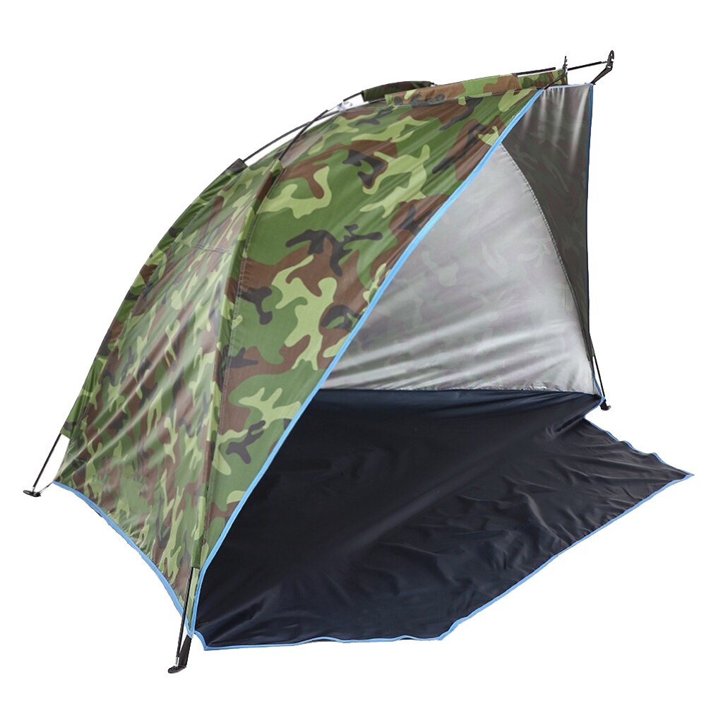 Quick Opening Beach Tent Shelter Canopy for Outdoor Picnic Park Anit-UV: Camouflage
