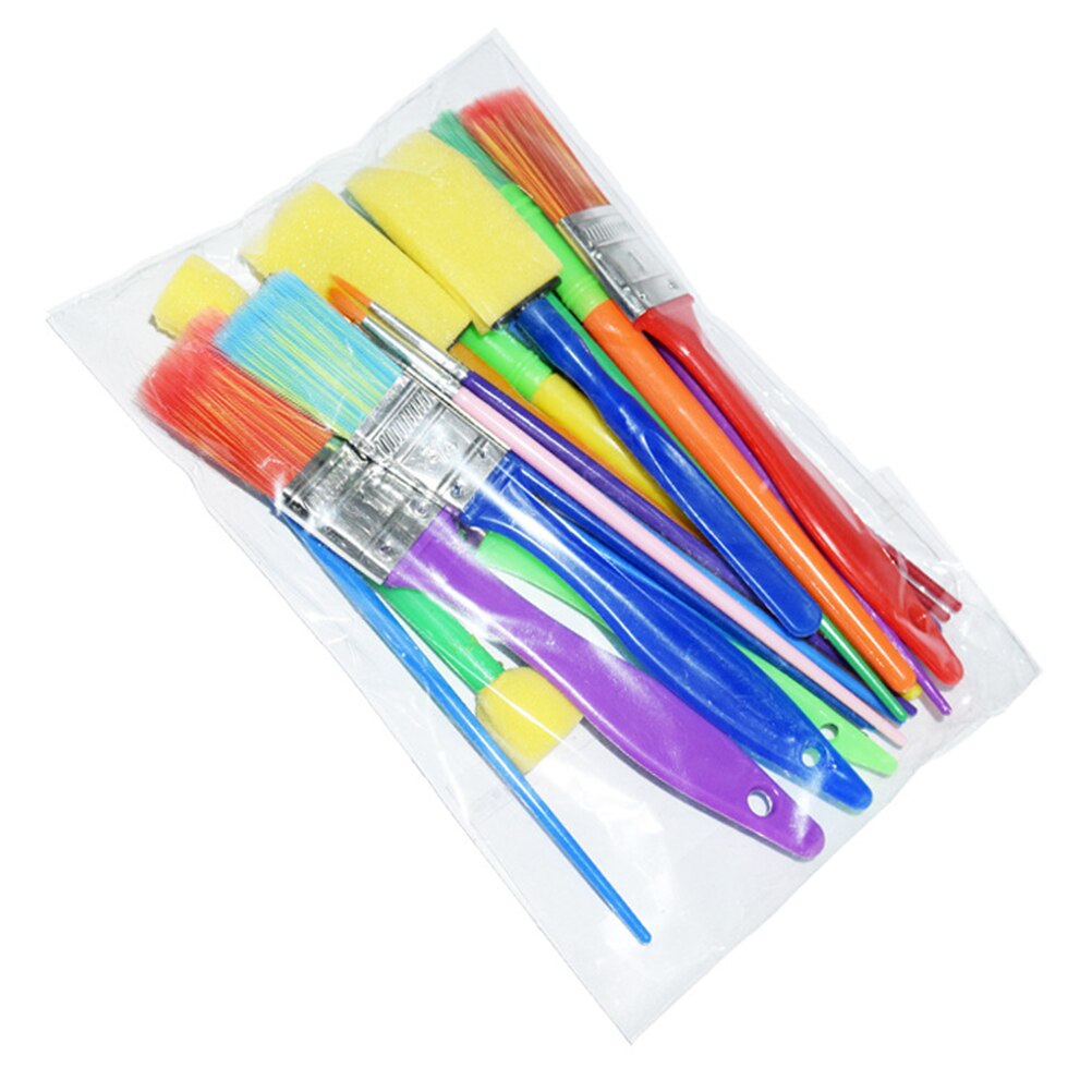 Assortiment De Pinceaux En Poil De Poney (Rond N°4/10/16 Et Plat N°8