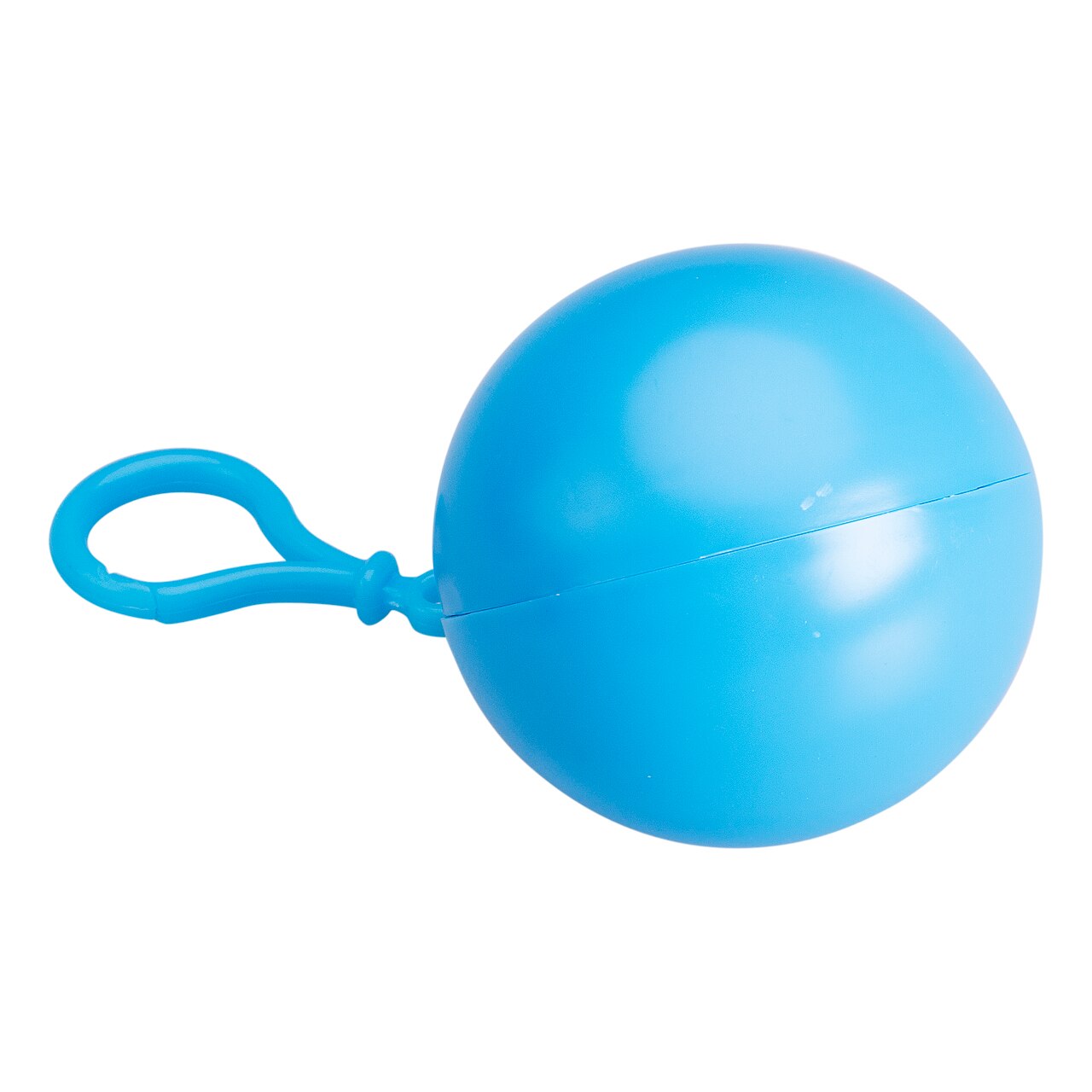 Impermeable portátil mujeres hombres al aire libre impermeable desechable Camping con capucha Ponchos plástico llavero bola lluvia cubierta Unisex: Azul