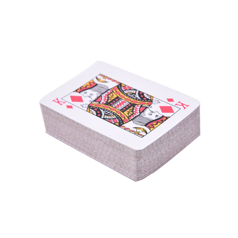 Bærbare mini spillekort lille poker interessant spillekort brætspil udenfor udendørs rejse mini størrelse poker 5.5*4cm: Default Title