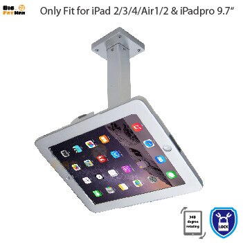 Misura per ipad POS Montaggio A Parete Del Supporto Da Tavolo con Serratura di Sicurezza specializzata telaio custodia Anti-Furto del supporto per ipad air Pro 9.7