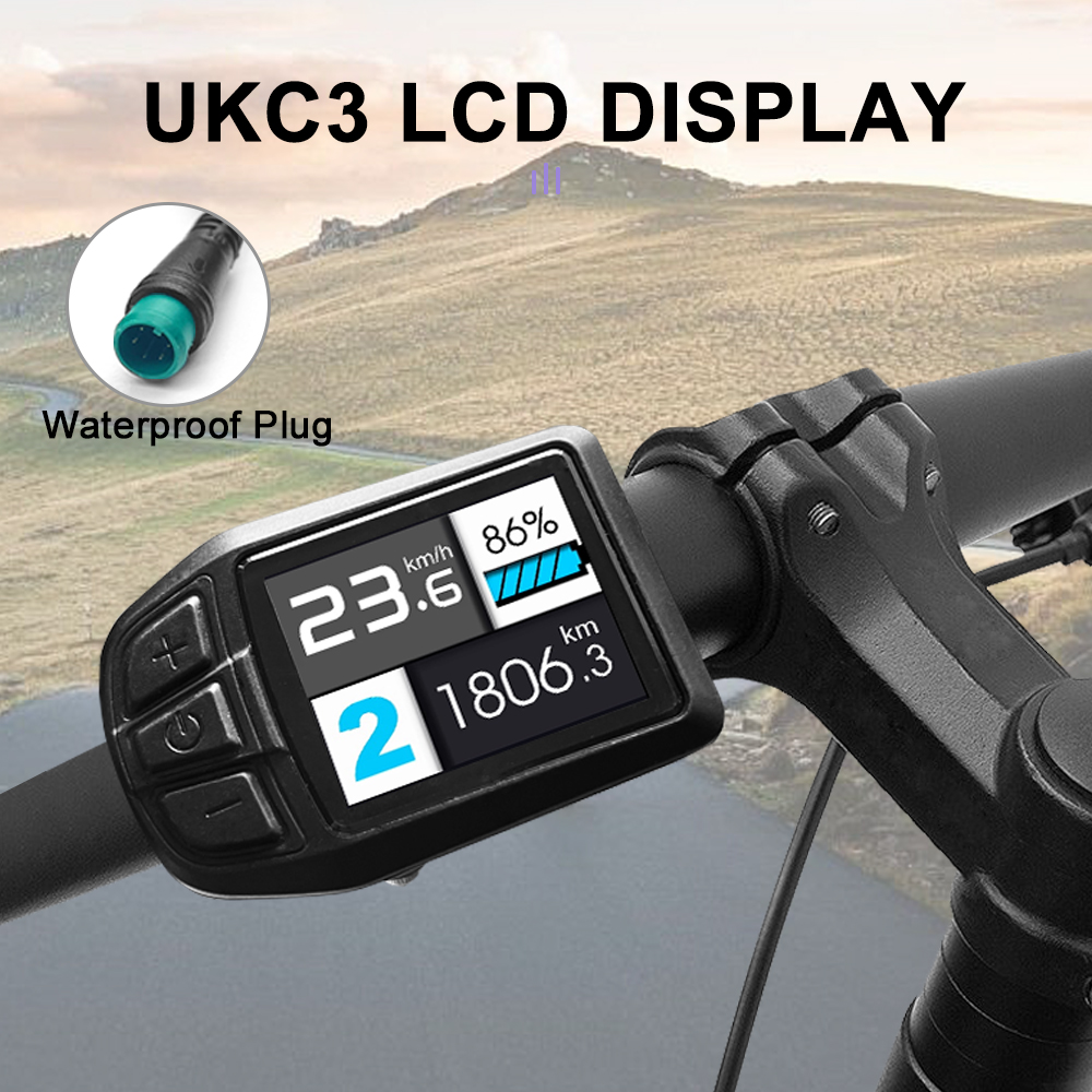 Electric Bike S866 Display S900 UKC1 M3 M5 LCD Panel Screen with SM/Waterproof Plug Matching JN controller Bicycle Accessories