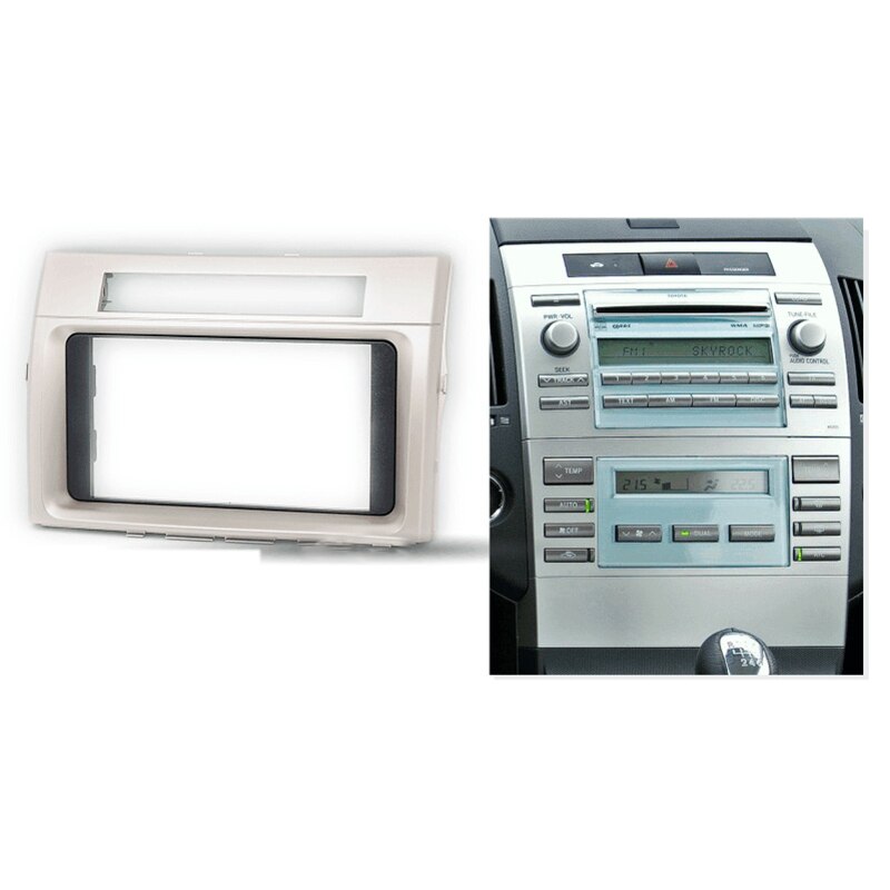Radio montada en CD de coche/DVD de 2DIN para TOYOTA Corolla Verso 2004, Panel estéreo con marco de montaje