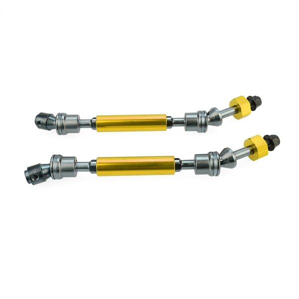 CVD Steel Front & Rear Drive Shaft Assembly Heavy Duty for 1/10 Traxxas Slash 4X4 Stampede VXL 2WD 6851R 6851X 6852R 6852X,Yello