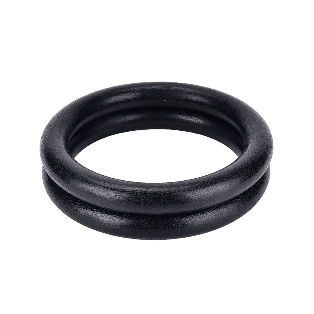 2Pcs ABS ring Portable Crossfit Gymnastics Rings Gym Shoulder Strength Home Fitness Training Equipment