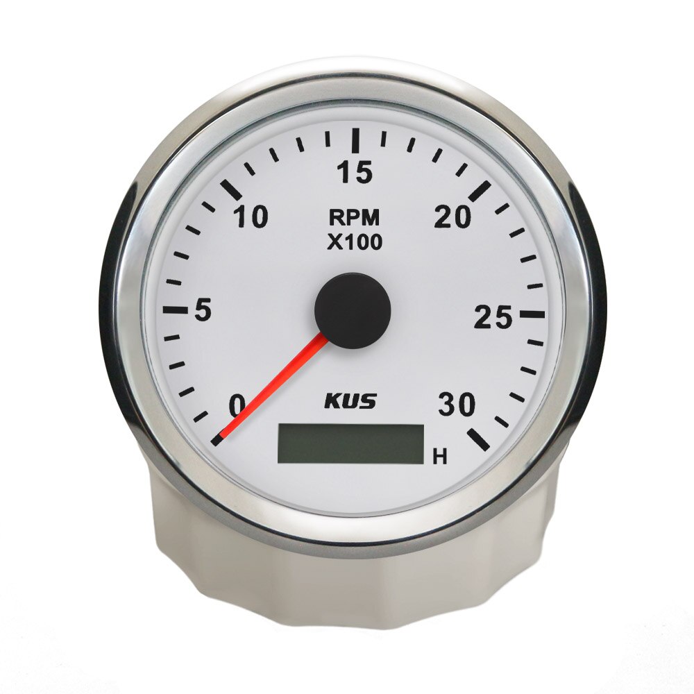 Kus 85Mm Toerenteller Met Urenteller 3000Rpm 4000Rpm 6000Rpm 8000Rpm Met Rood Geel Backlight 9-32V