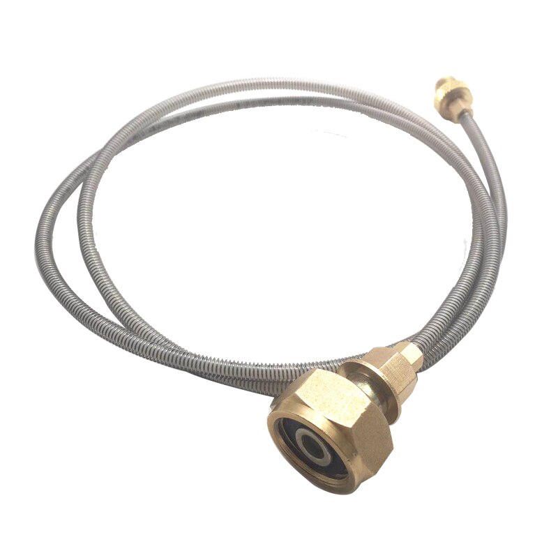 Utomhus spis camping gas spis gas tank konvertering huvud adapter brännare lpg cylinder propan refill adapter: Ru