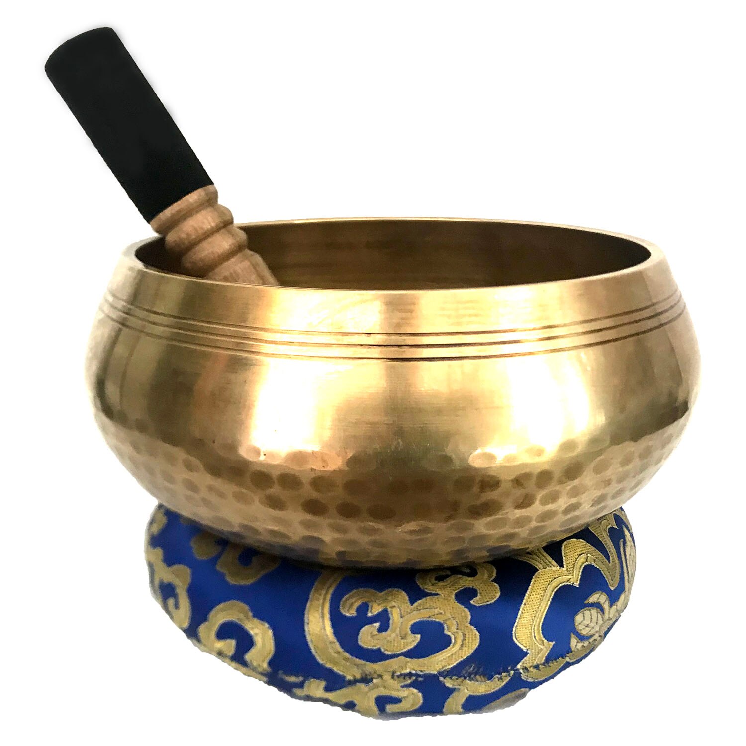 Tibetan Singing Bowl Set Singing Bowl with Striker for Meditation Relaxation Stress Relief: 11cm