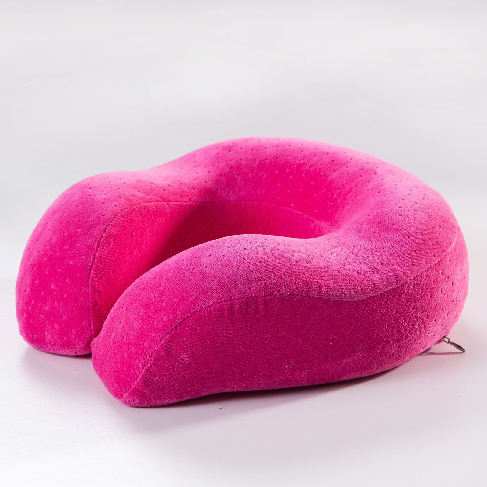 Us memory foam u-formet reisepute nakke bil hodestøtte luftpute for reisekontor lur hodestøtte luftpute nakkepute: Rosenrød