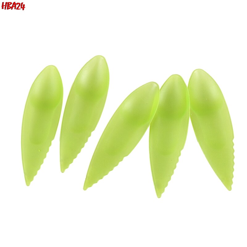 5pcs Kiwi Spoon Plastic Candy Color Kiwi Dig Scoop Vegetable Fruit Knife Slicer Peeler Cutter For Kitchen Kitchen Tools