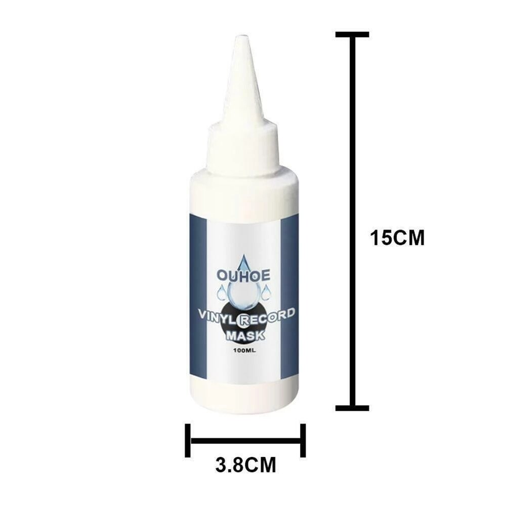 30/100Ml Vinyl Gekraak Remover Vinyl Record Cleaner Vloeistof Met Cleaner Borstel Helpt In Verminderen Pops En Gekraak