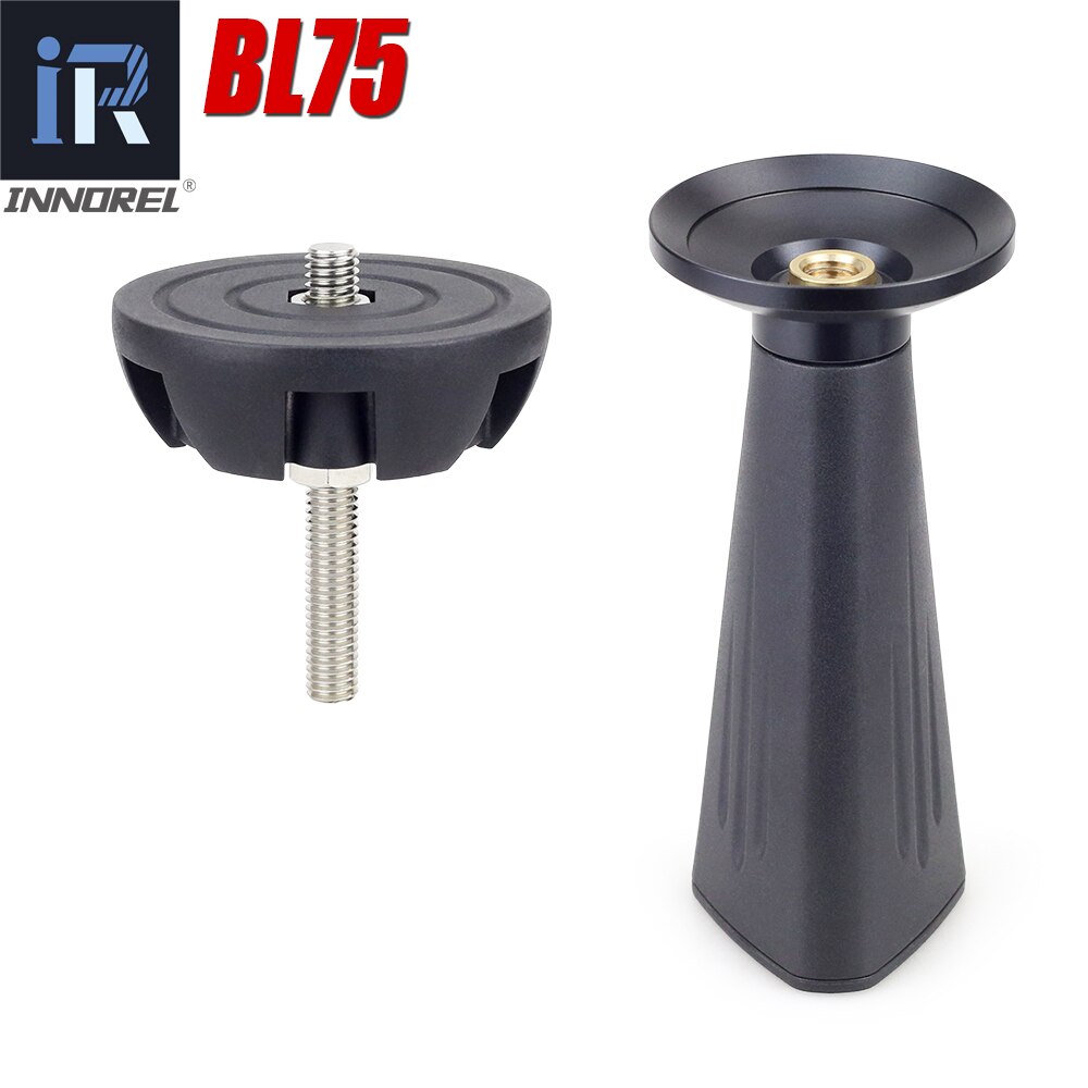 Universal Aluminum Alloy Bowl Adapter Half Ball Flat to Tripod Bowl for Tripod Fluid Head DSLR Camera 75mm Bowl