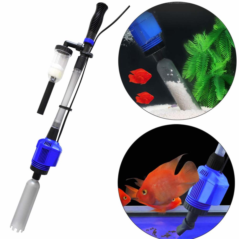 Electric Aquarium Gravel Cleaner Automatic Water Changer Sludge Extractor Sand Washer Filter Pump for Fish Tank Vacuum Cleaner