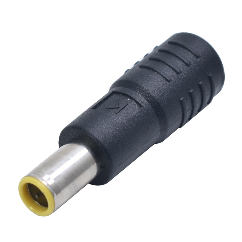 1 stk 5.5 x 2.1 mm hunn  til 7.9 x 5.5 mm hann dc strømkontakt adapteromformer 5.5*2.1 til 7.9*5.5 mm til ibm laptop