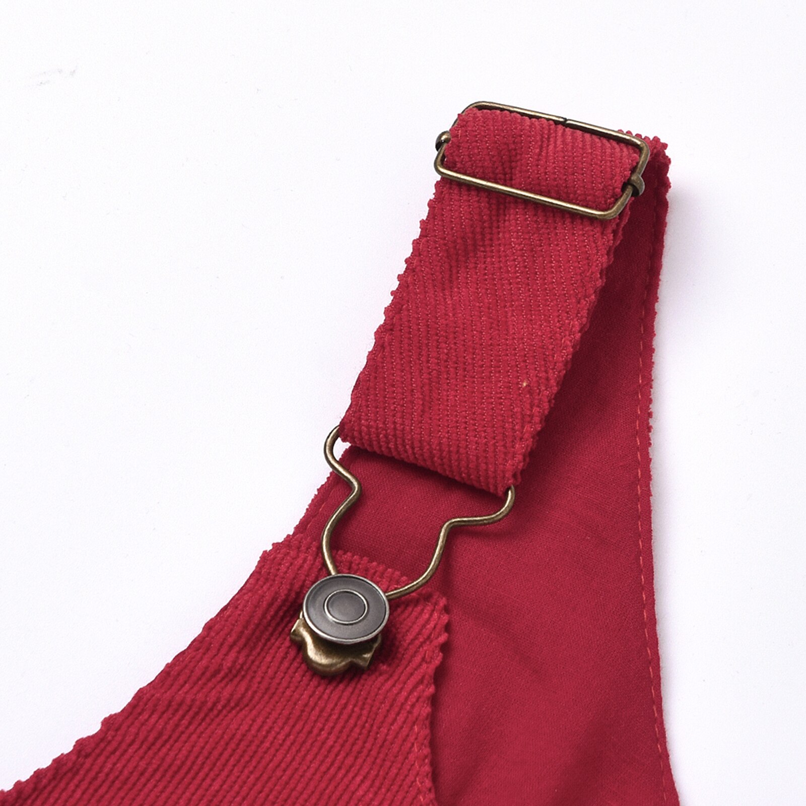 Peuters baby bretels broek romper corduroy jumpsuit herfst mouwloos zijzak patch kleur kinderen overalls knopen kleding