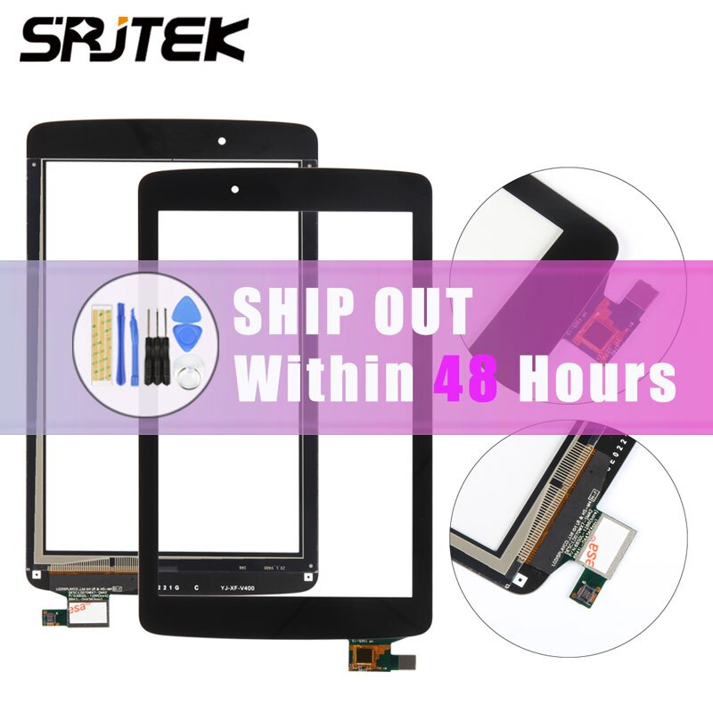 Srjtek 7" For LG G Pad 7.0 V400 V410 Touch Screen Digitizer Sensor Panel Tablet PC Replacement Parts Touchscreen For V400