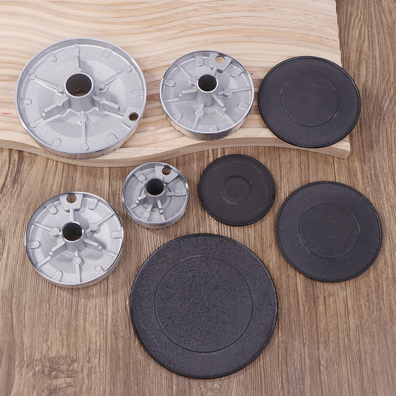 Set oven gas kookplaat brander platte vuurkap kroon vlamkap gasbrander vlamkap past op de meeste gasfornuis branders accessoires fornuis