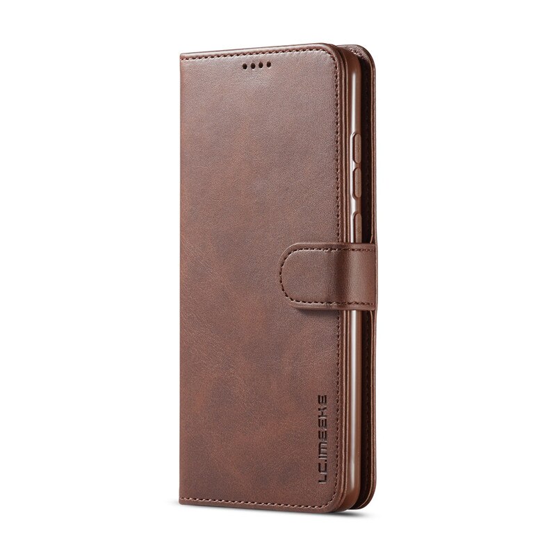 Redmi 9 custodia in pelle custodia per telefono Vintage per XIaomi Redmi 9 custodia Flip custodia a portafoglio magnetica su Redmi 9 Cover per Redmi9 Cover Etui: Brown