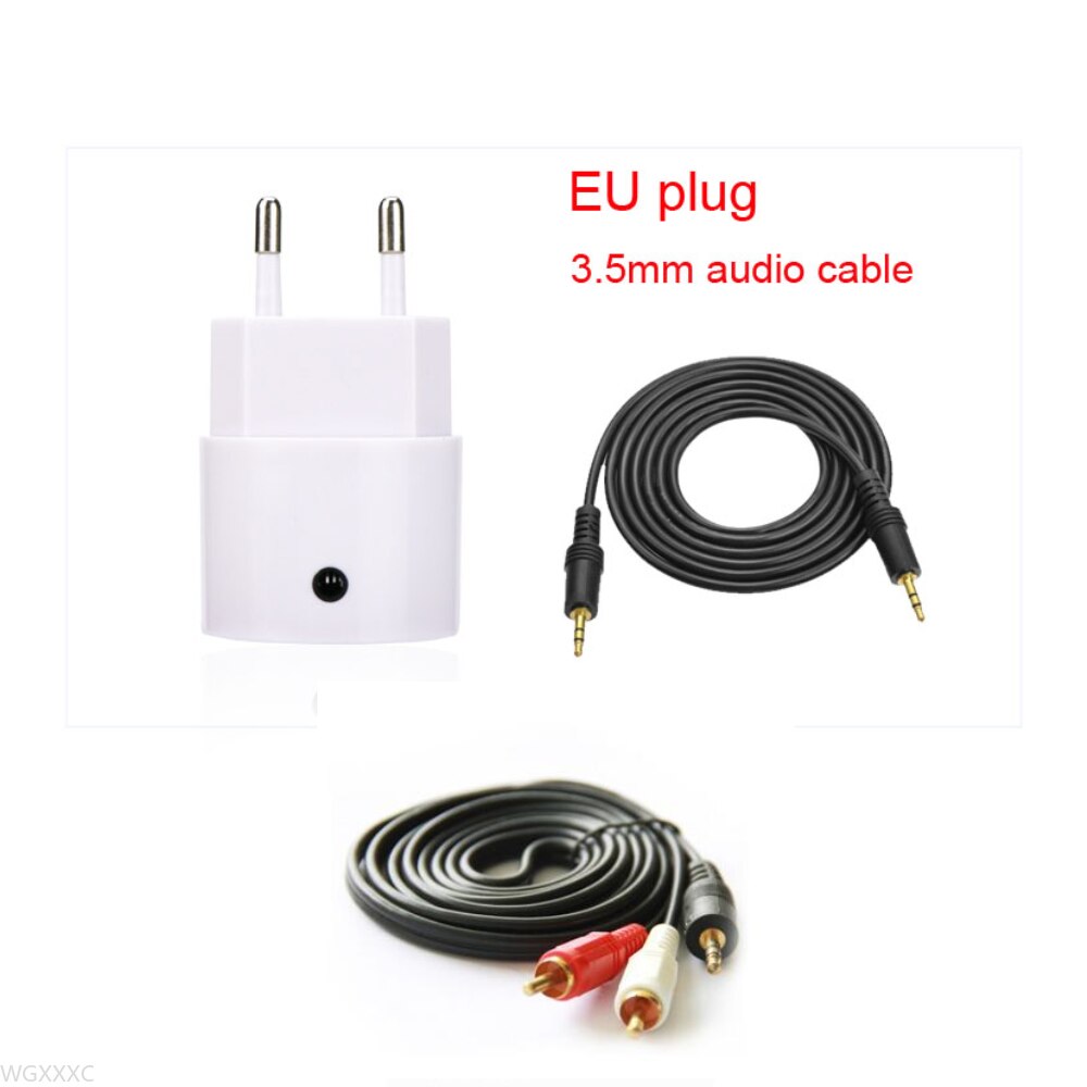 Ac 110V 220V Audio Adapter Usb Wall Charger Draadloze Bluetooth Ontvanger Adapter 3.5Mm Aux V5.0 Audio Muziek ontvanger Eu Us Plug: EU