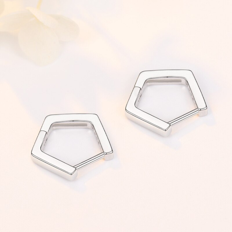 Polygon earrings top cubic zirconia Exquisite simple earrings for women girls jewelry2020