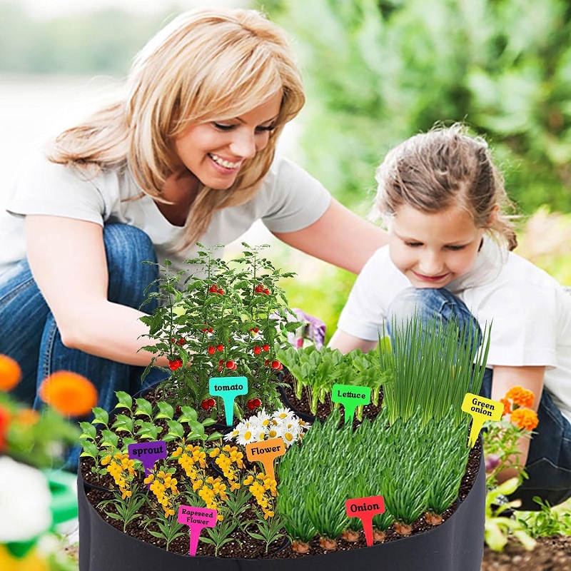 Round Garden Bed, Deep Soil Planting Container Grow Bags Durable Felt Fabric Planter Pot for Plants,Vegetables,Flowers, Herbs