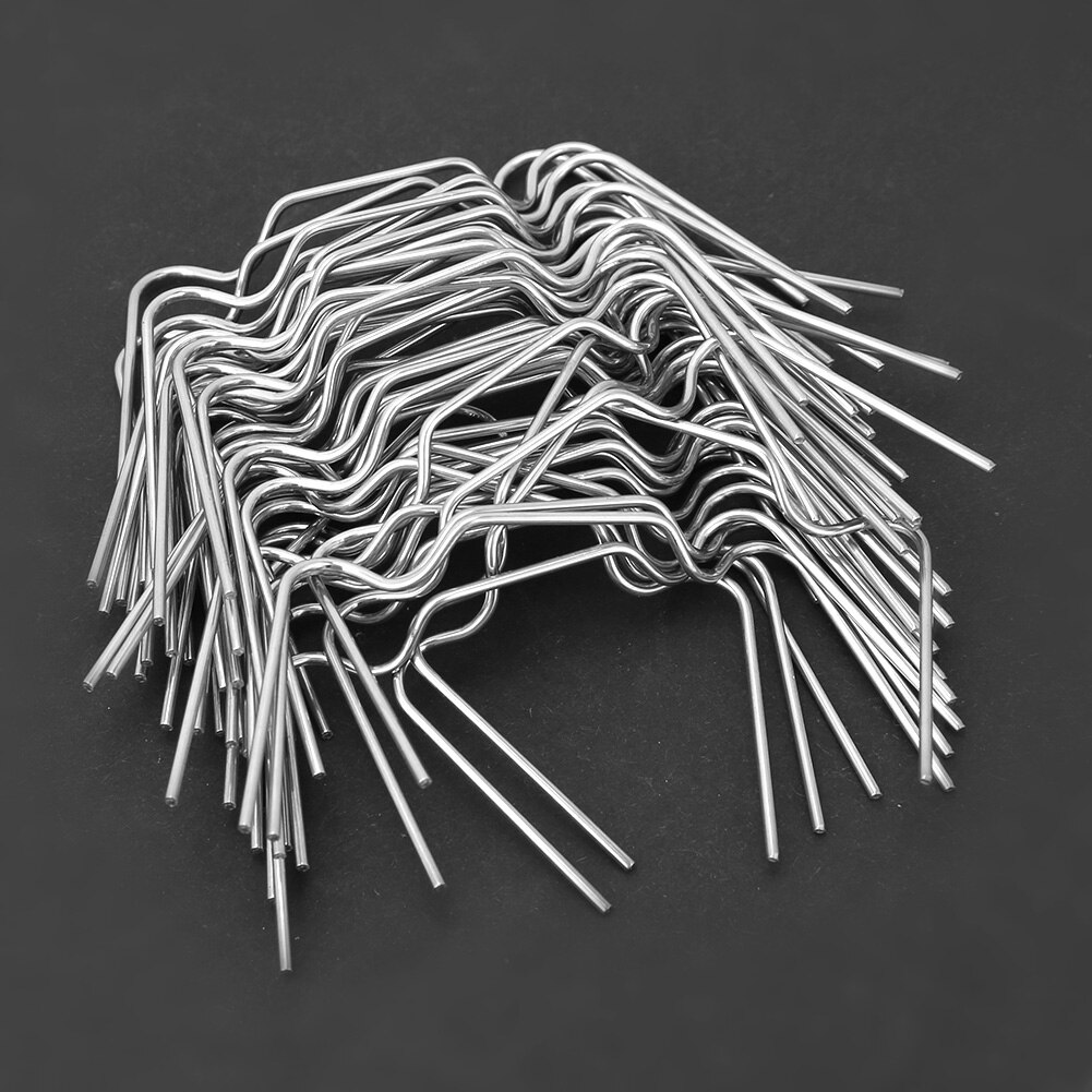50pcs Greenhouse Glazing Clips Greenhouse Buckle Thick Greenhouse Glazing Clips Tool "W" Spring Buckle Greenhouse Equipment