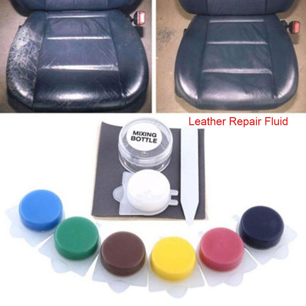 Auto autostoel bank leer reparatie jassen gaten krassen gereedschap vloeibare leer vinyl reparatieset auto bank gaten reparatie polijstgereedschap
