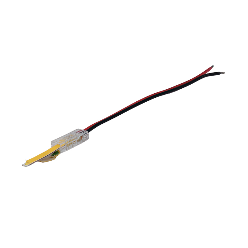 4mm LED COB Strip Light Solderless Quick Connector Electrical Connect Without Soldering Quick Assembly Easy Installation Remove