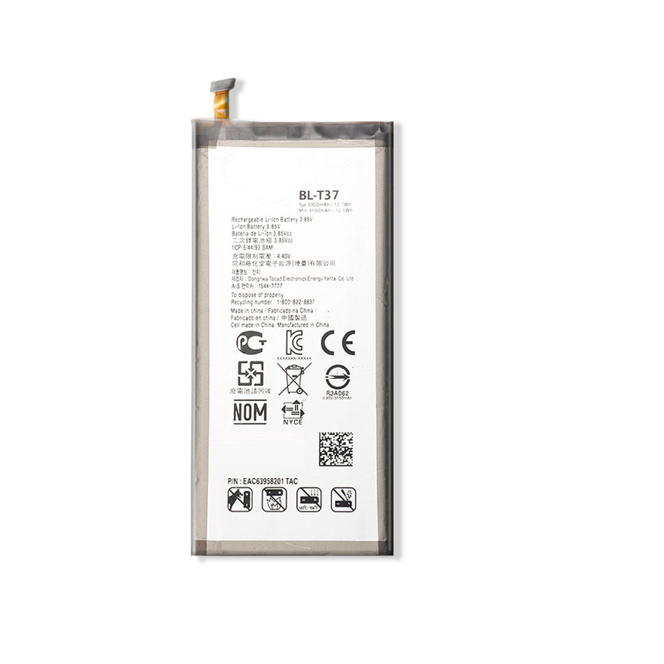 Bl -t37 handy-akku für  v40 thinq  q710 q8 version  q815l  t37 3300 mah + kostenloses werkzeug