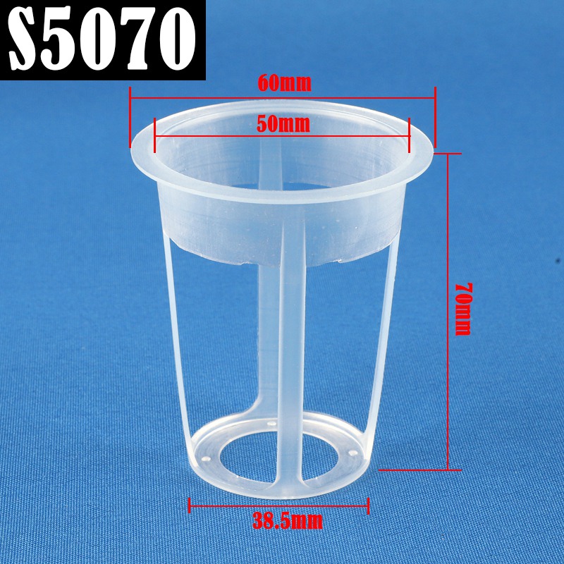 50 stks/partij Hydrocultuur Mand Tuin Groente Grondloze Grow Net Pot Kasplant Kloon Grow Potten Netto Kwekerij Cup: MULTI