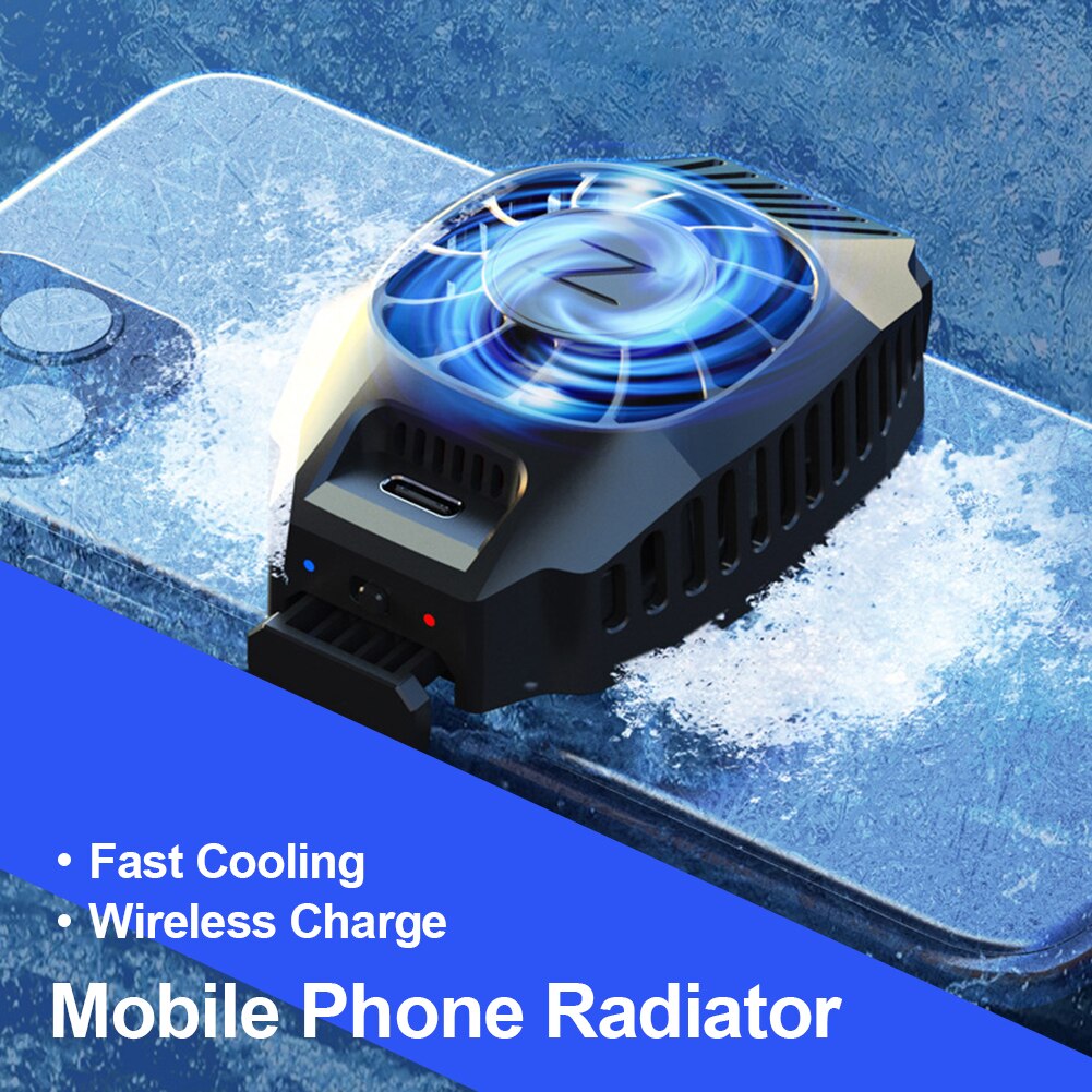 USB C Mobile Phone Cooling Fan Radiator for Smart Phone Gamepad Portable Universal Cooler System Gaming Heat Sink