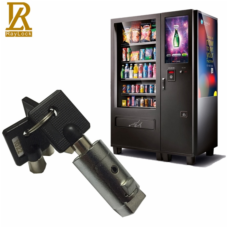 RayLock universal tubular soda snack vending machine cylinder plug lock